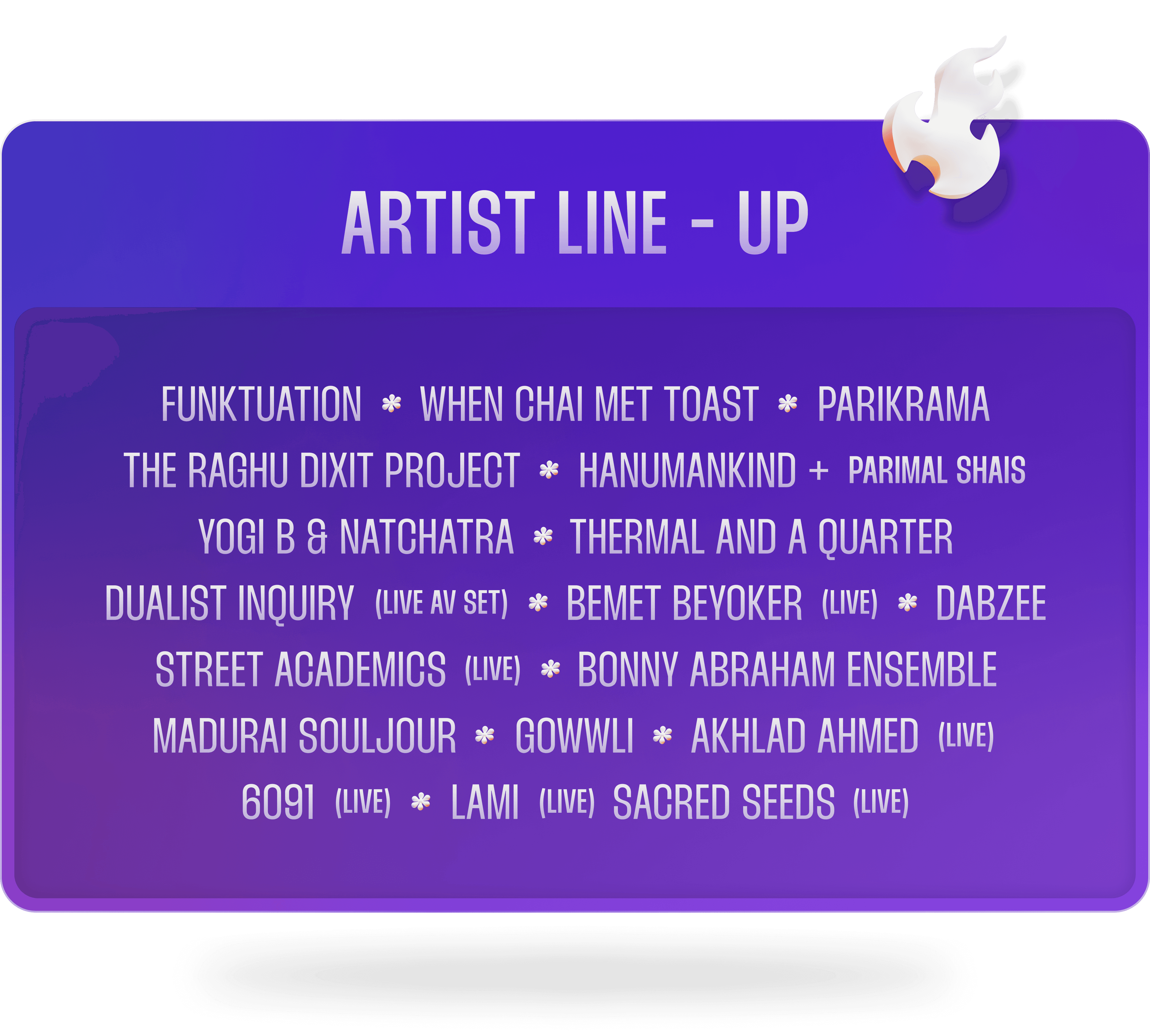 lineup